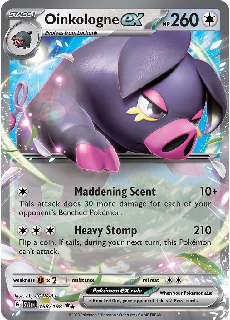 Oinkologne ex (158/198) [Scarlet & Violet: Base Set] | Gear Gaming Bentonville