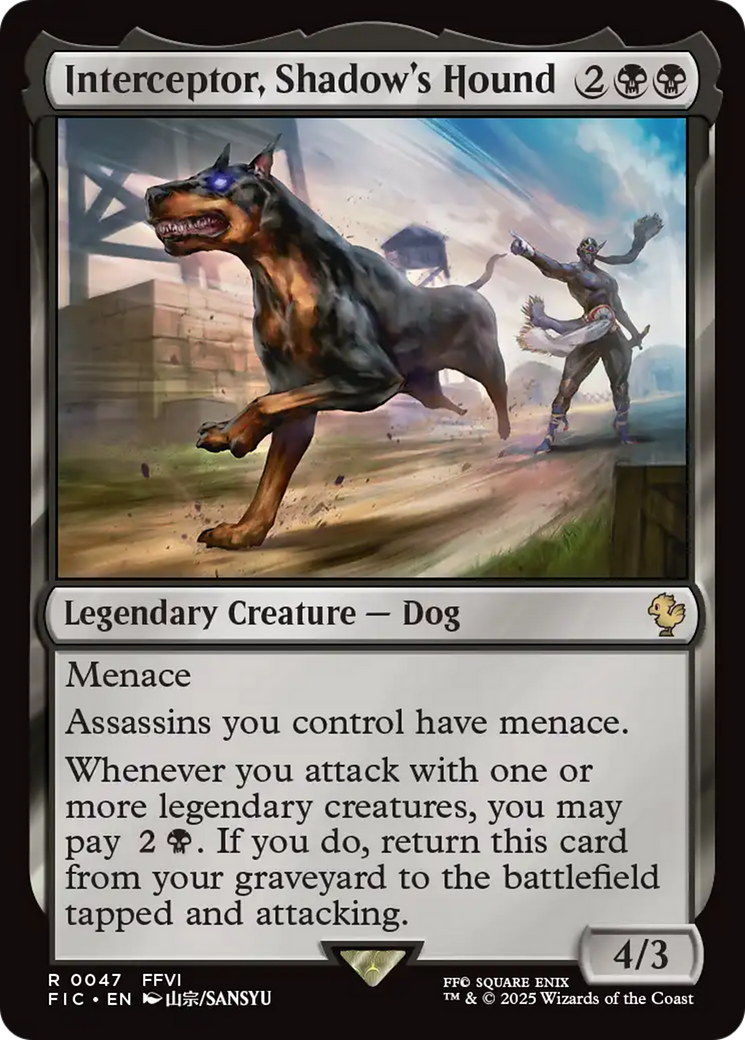 Interceptor, Shadow's Hound [FINAL FANTASY Commander] | Gear Gaming Bentonville