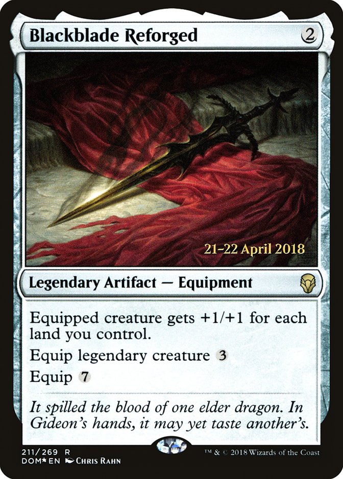 Blackblade Reforged [Dominaria Prerelease Promos] | Gear Gaming Bentonville