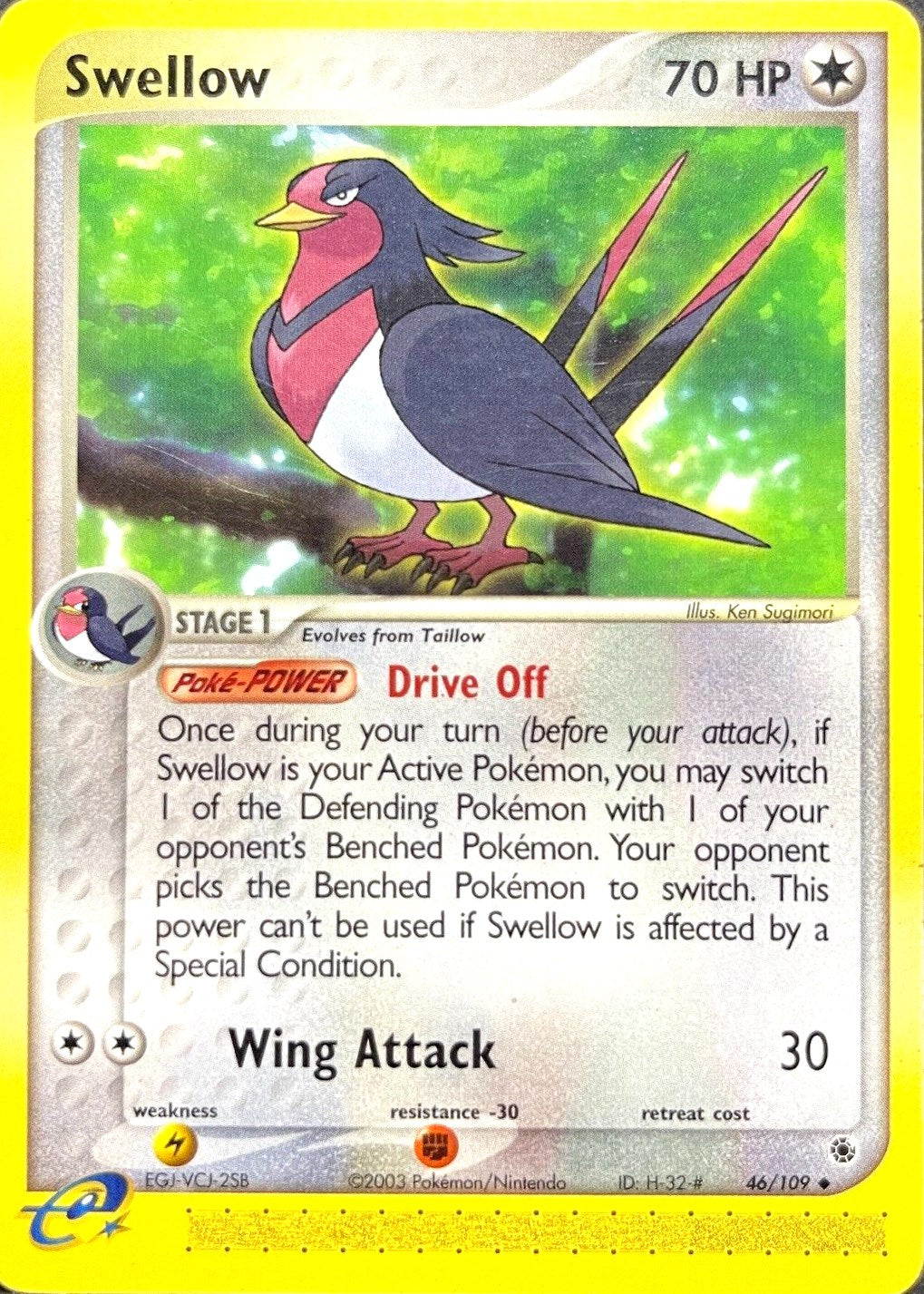 Swellow (46/109) [EX: Ruby & Sapphire] | Gear Gaming Bentonville