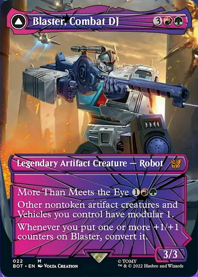 Blaster, Combat DJ // Blaster, Morale Booster (Shattered Glass) [Transformers] | Gear Gaming Bentonville
