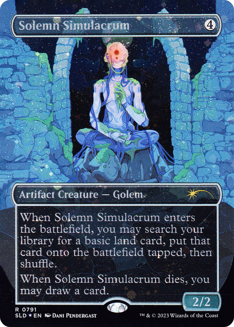 Solemn Simulacrum (1725) (Rainbow Foil) [Secret Lair Drop Series] | Gear Gaming Bentonville