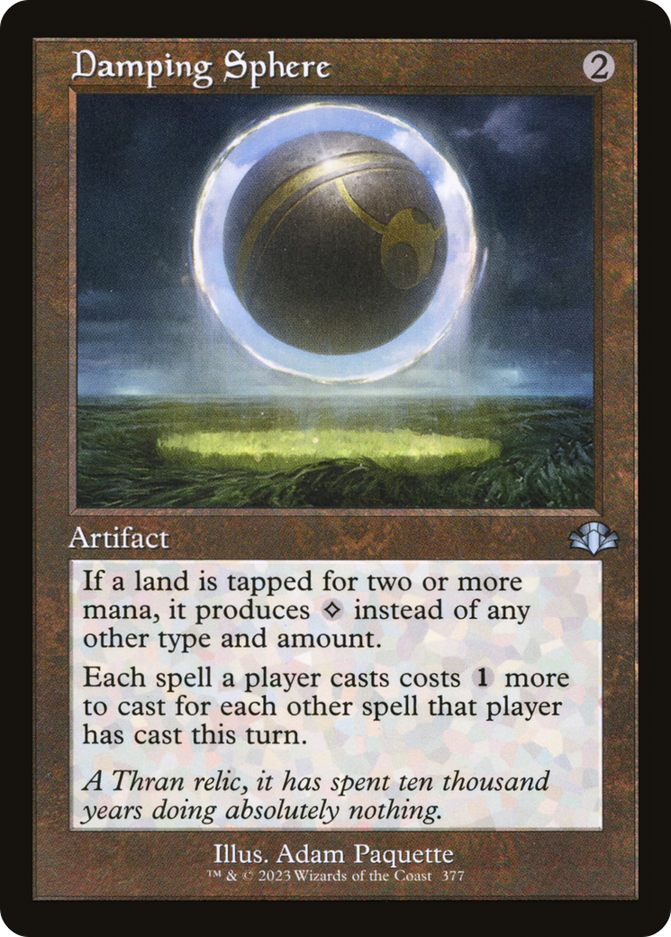 Damping Sphere (Retro) [Dominaria Remastered] | Gear Gaming Bentonville