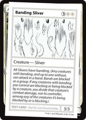 Banding Sliver (2021 Edition) [Mystery Booster Playtest Cards] | Gear Gaming Bentonville