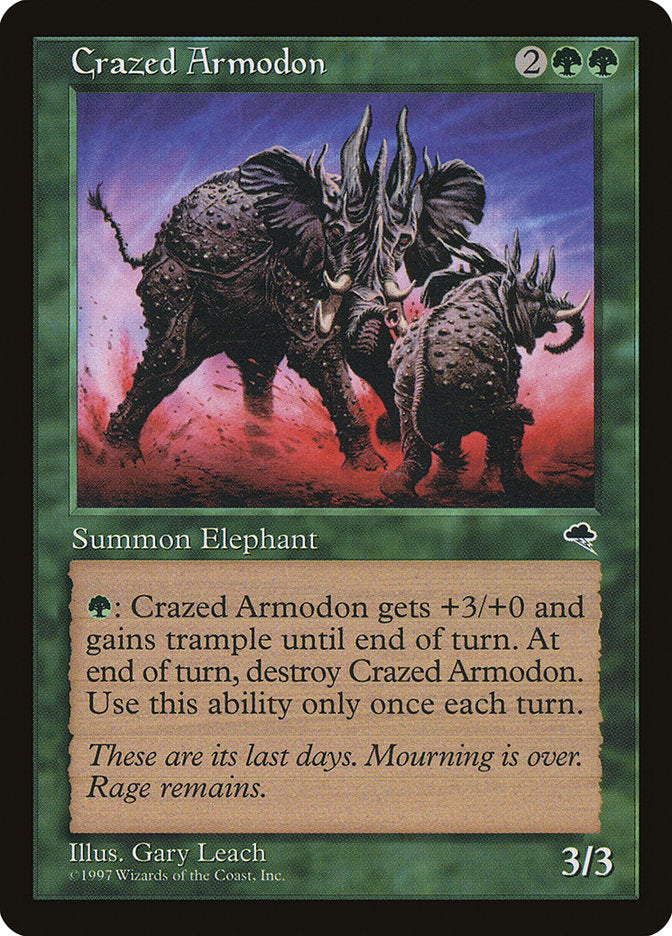 Crazed Armodon [Tempest] | Gear Gaming Bentonville