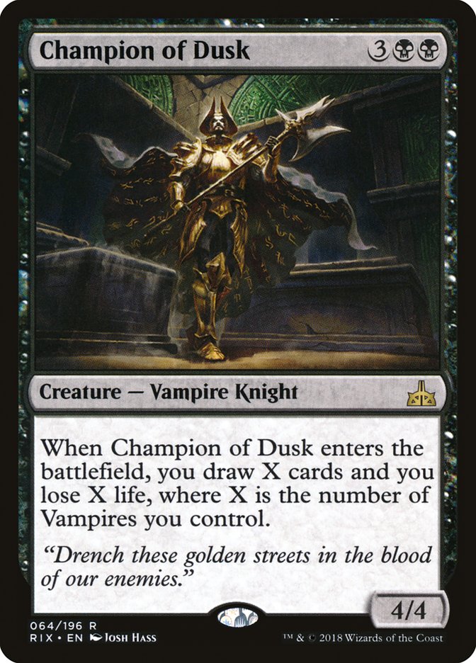 Champion of Dusk [Rivals of Ixalan] | Gear Gaming Bentonville