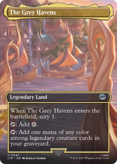 The Grey Havens (Borderless Alternate Art) [The Lord of the Rings: Tales of Middle-Earth] | Gear Gaming Bentonville