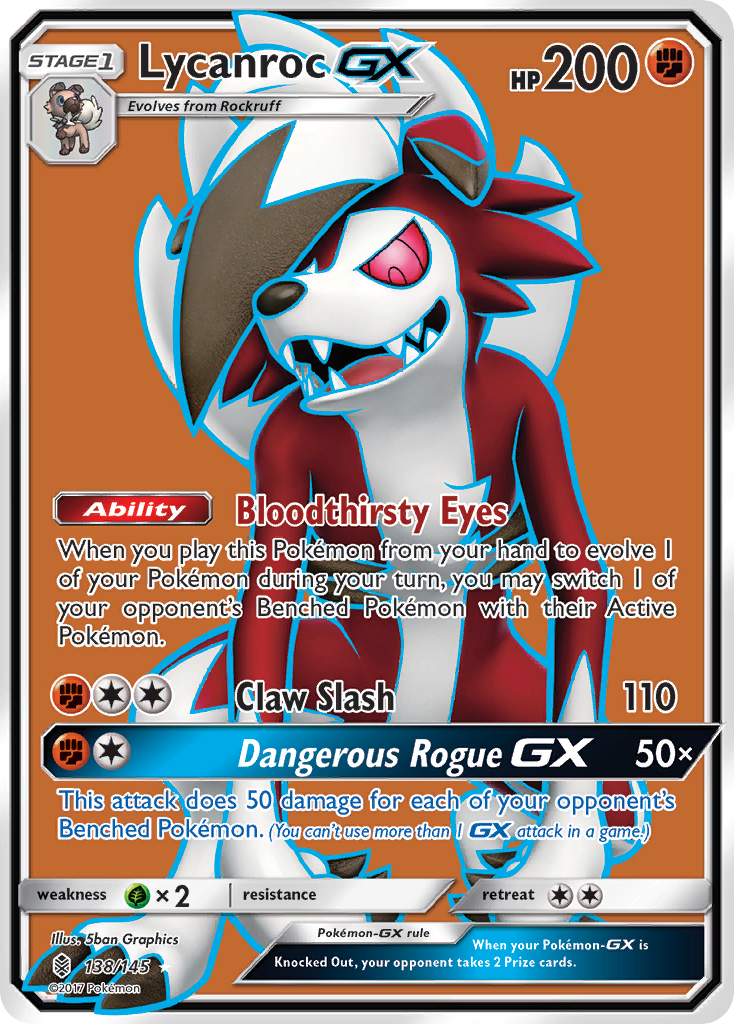 Lycanroc GX (138/145) [Sun & Moon: Guardians Rising] | Gear Gaming Bentonville