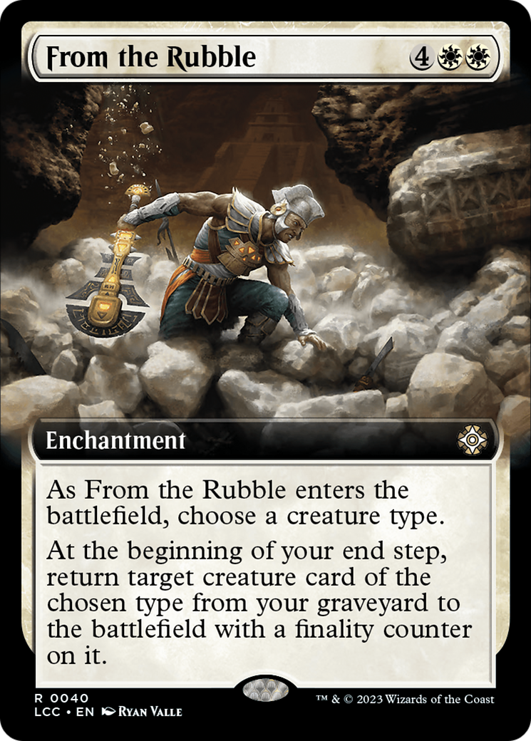 From the Rubble (Extended Art) [The Lost Caverns of Ixalan Commander] | Gear Gaming Bentonville