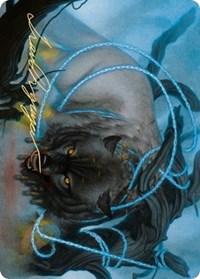 Bind the Monster Art Card (Gold-Stamped Signature) [Kaldheim Art Series] | Gear Gaming Bentonville