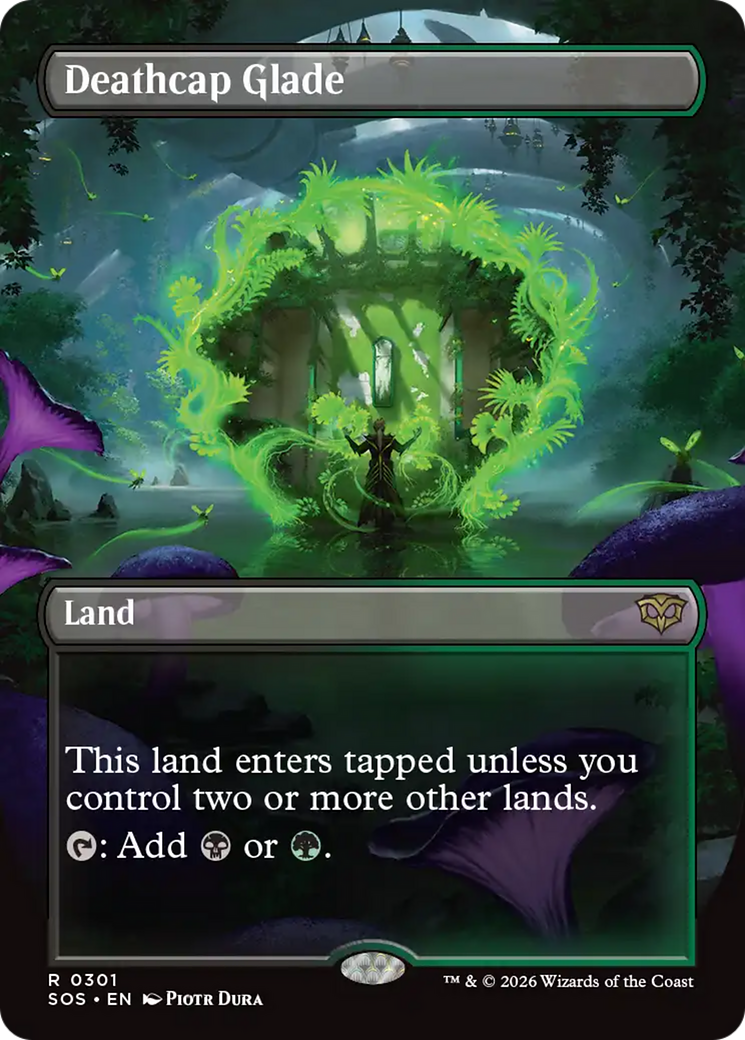 Deathcap Glade (Borderless) [Secrets of Strixhaven] | Gear Gaming Bentonville