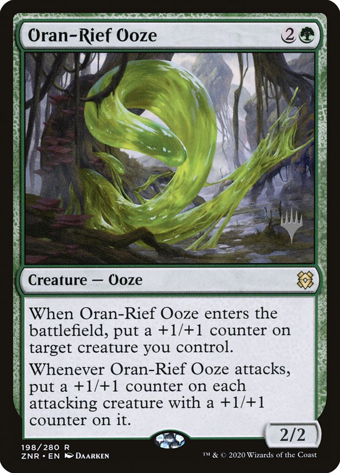 Oran-Rief Ooze (Promo Pack) [Zendikar Rising Promos] | Gear Gaming Bentonville