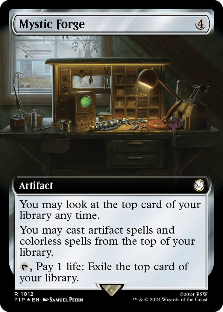 Mystic Forge (Extended Art) (Surge Foil) [Fallout] | Gear Gaming Bentonville