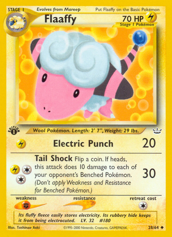 Flaaffy (28/64) [Neo Revelation 1st Edition] | Gear Gaming Bentonville