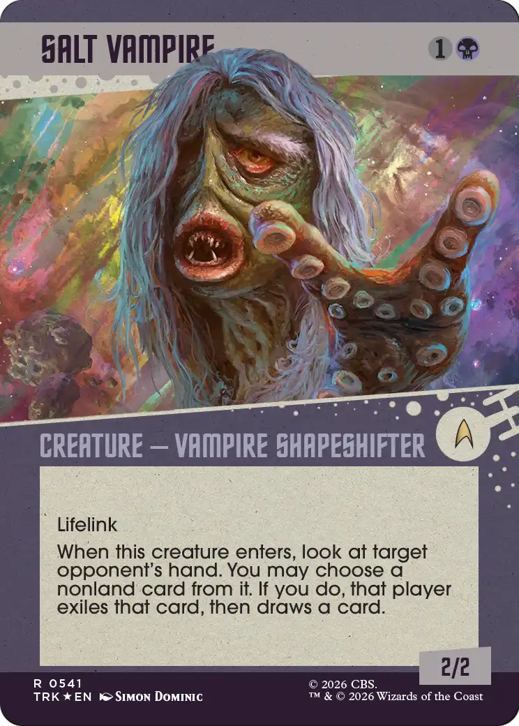 Salt Vampire (Showcase) (Surge Foil) [Star Trek] | Gear Gaming Bentonville