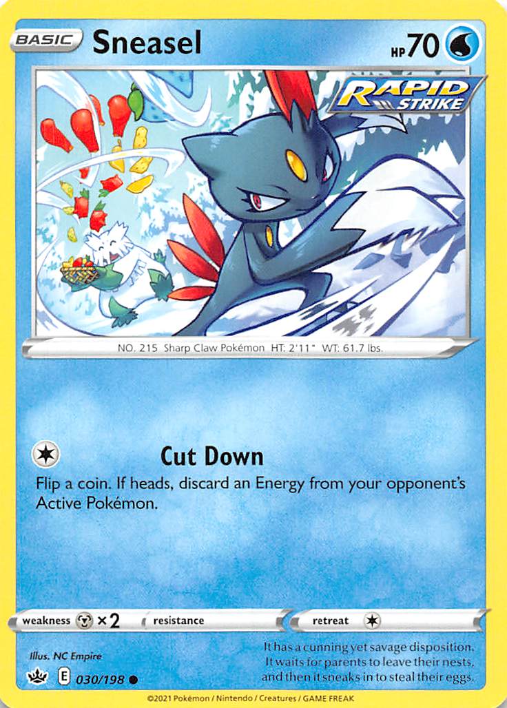 Sneasel (030/198) [Sword & Shield: Chilling Reign] | Gear Gaming Bentonville