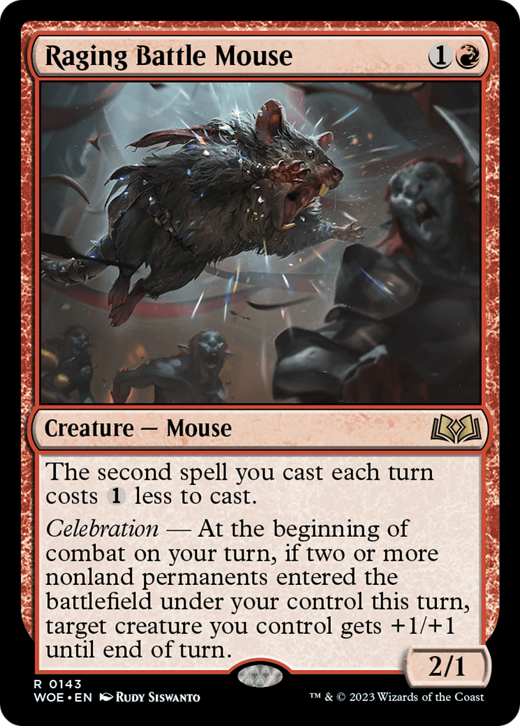 Raging Battle Mouse [Wilds of Eldraine] | Gear Gaming Bentonville