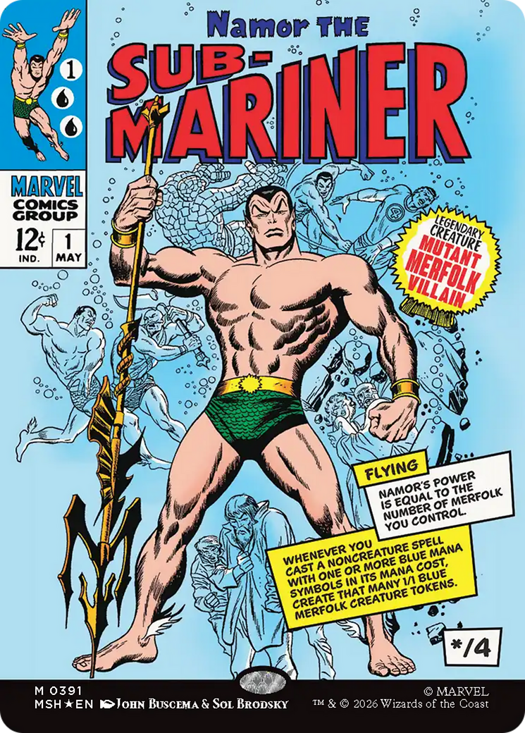 Namor The Sub-Mariner (Borderless) [Marvel Super Heroes] | Gear Gaming Bentonville