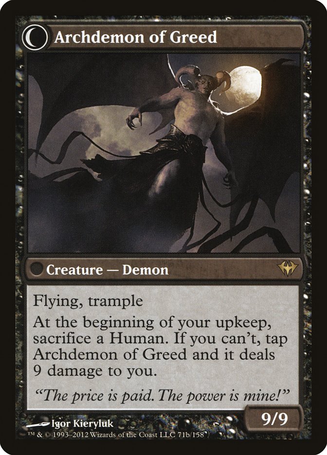 Ravenous Demon // Archdemon of Greed [Dark Ascension] | Gear Gaming Bentonville