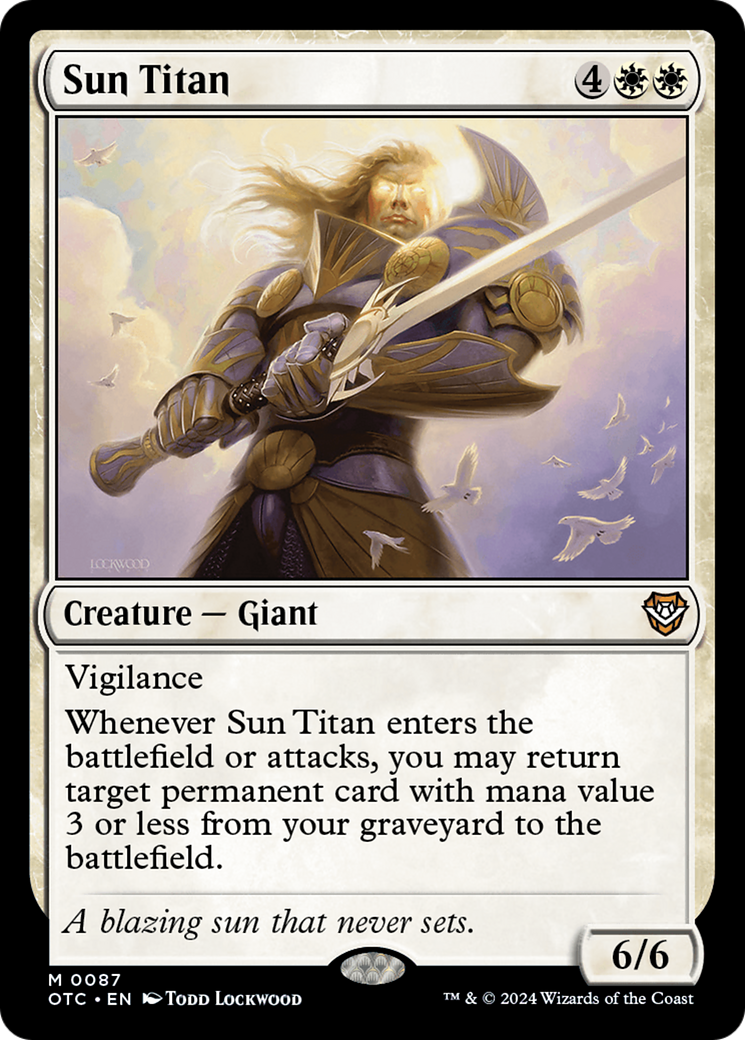 Sun Titan [Outlaws of Thunder Junction Commander] | Gear Gaming Bentonville