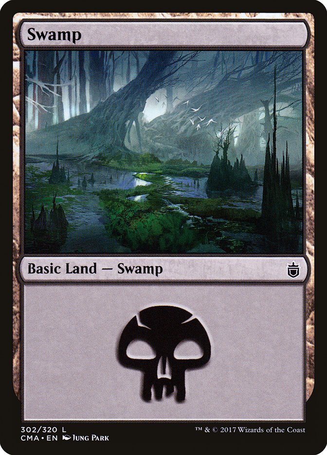 Swamp (302) [Commander Anthology] | Gear Gaming Bentonville