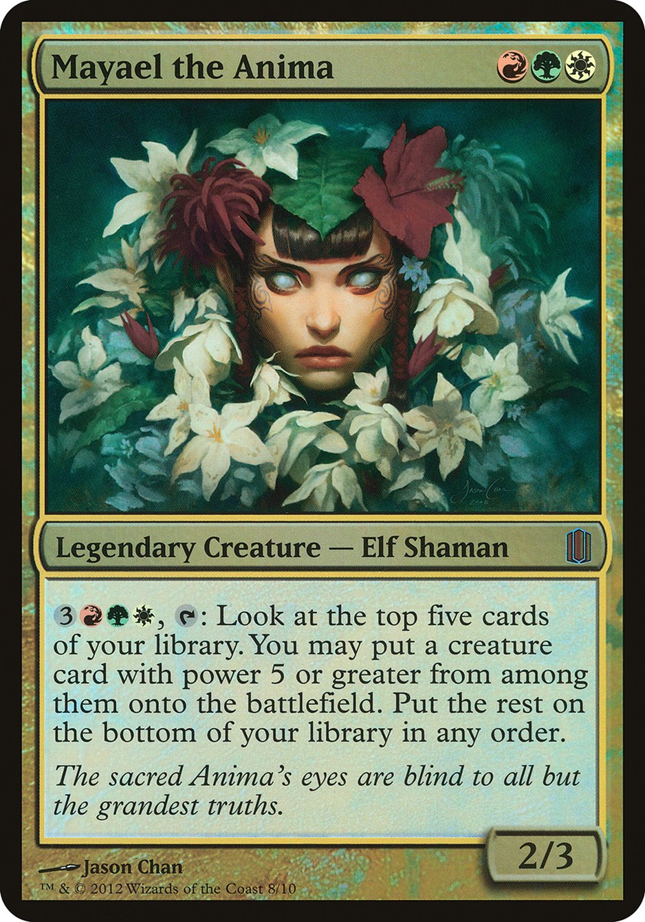 Mayael the Anima (Oversized) [Commander's Arsenal Oversized] | Gear Gaming Bentonville
