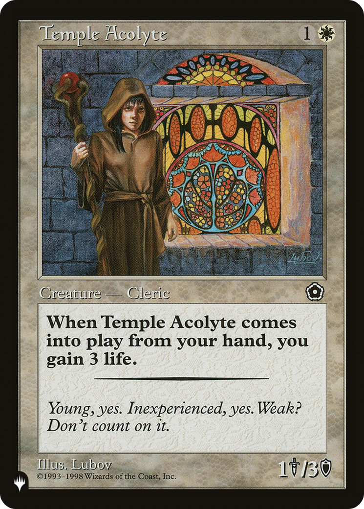 Temple Acolyte [The List Reprints] | Gear Gaming Bentonville