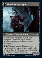 Bloodsworn Squire // Bloodsworn Knight [Innistrad: Crimson Vow] | Gear Gaming Bentonville