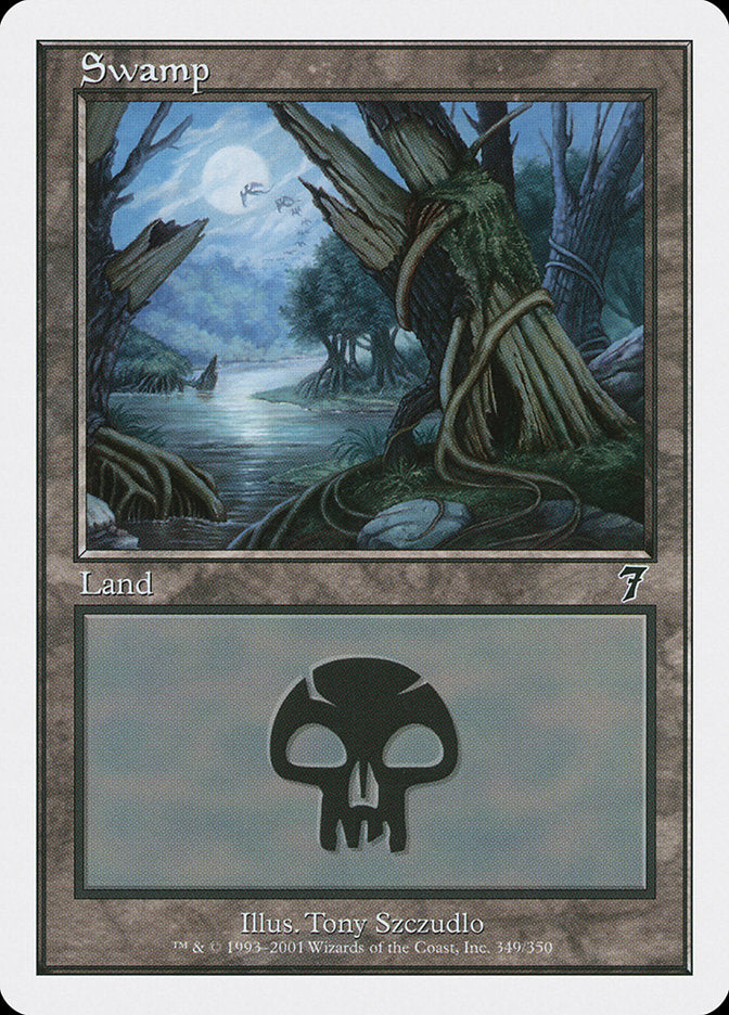 Swamp (349) [Seventh Edition] | Gear Gaming Bentonville