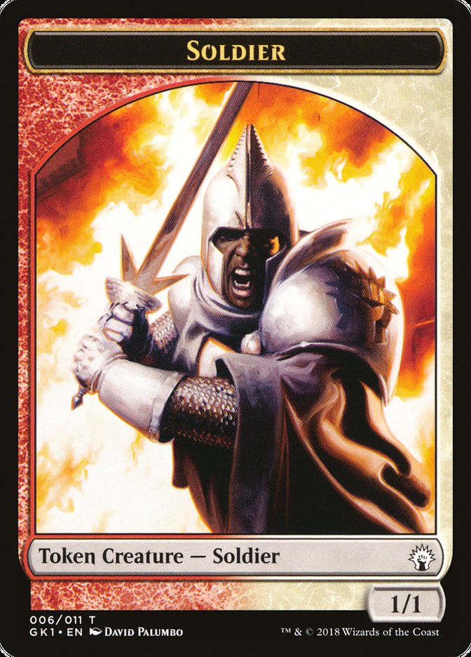 Soldier // Goblin Double-Sided Token [Guilds of Ravnica Guild Kit Tokens] | Gear Gaming Bentonville