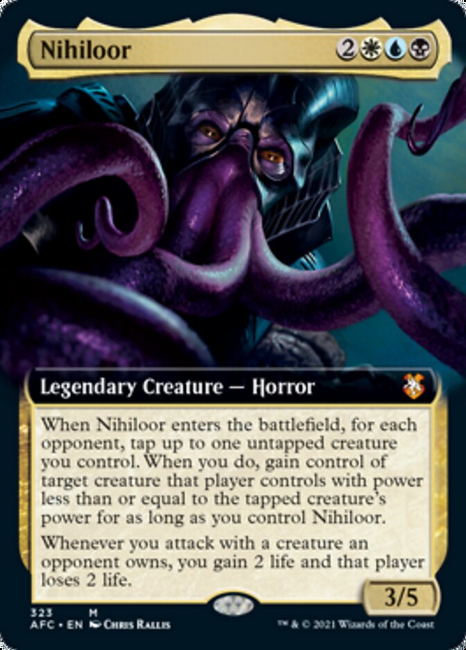 Nihiloor (Extended Art) [Dungeons & Dragons: Adventures in the Forgotten Realms Commander] | Gear Gaming Bentonville