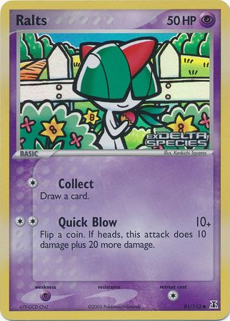 Ralts (81/113) (Stamped) [EX: Delta Species] | Gear Gaming Bentonville