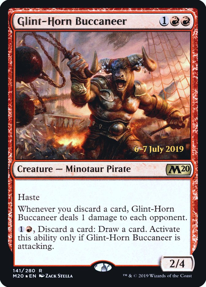 Glint-Horn Buccaneer [Core Set 2020 Prerelease Promos] | Gear Gaming Bentonville