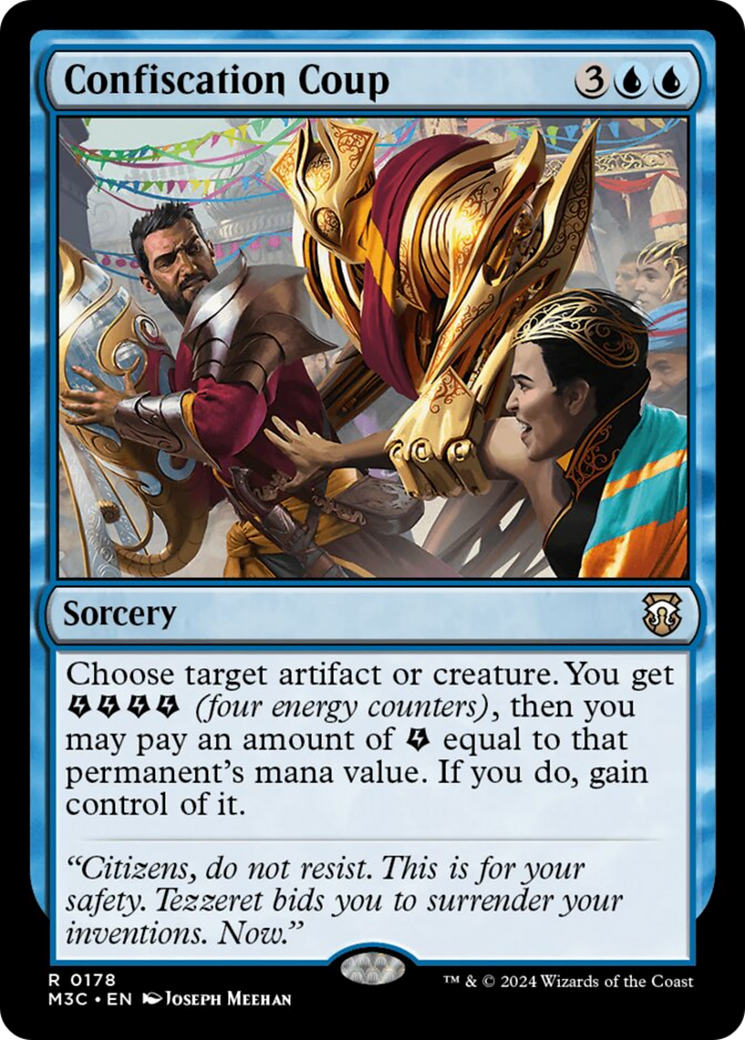 Confiscation Coup (Ripple Foil) [Modern Horizons 3 Commander] | Gear Gaming Bentonville