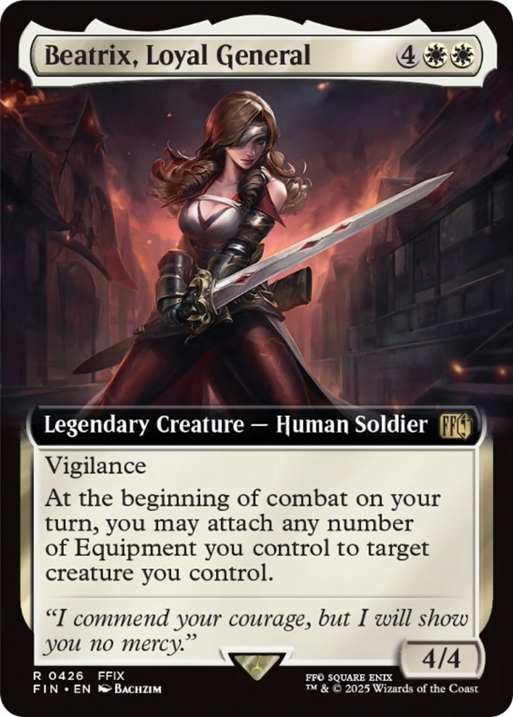 Beatrix, Loyal General (Extended Art) [FINAL FANTASY] | Gear Gaming Bentonville