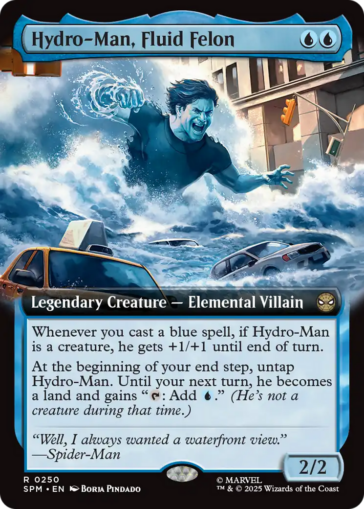 Hydro-Man, Fluid Felon (Extended Art) [Marvel's Spider-Man] | Gear Gaming Bentonville