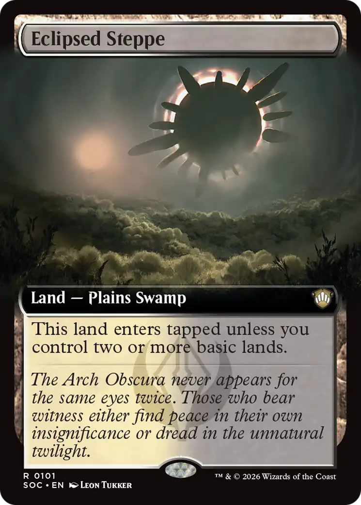 Eclipsed Steppe (Extended Art) [Secrets of Strixhaven Commander] | Gear Gaming Bentonville