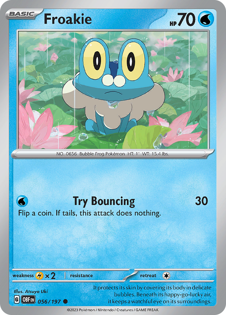 Froakie (056/197) [Scarlet & Violet: Obsidian Flames] | Gear Gaming Bentonville