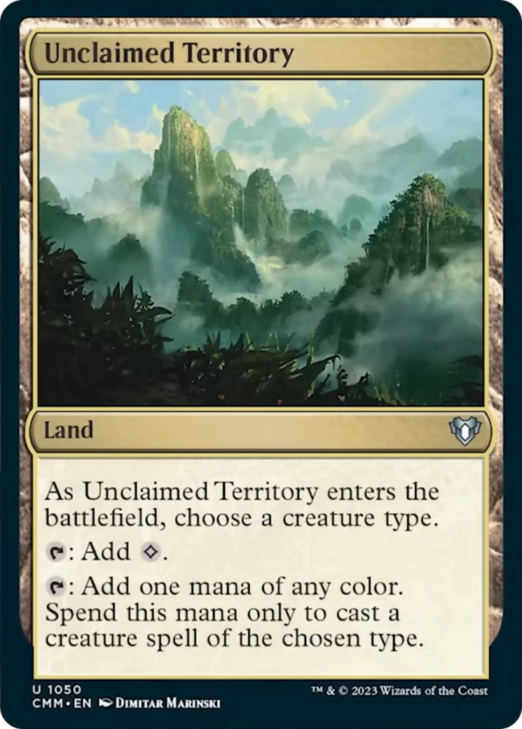 Unclaimed Territory [Commander Masters] | Gear Gaming Bentonville