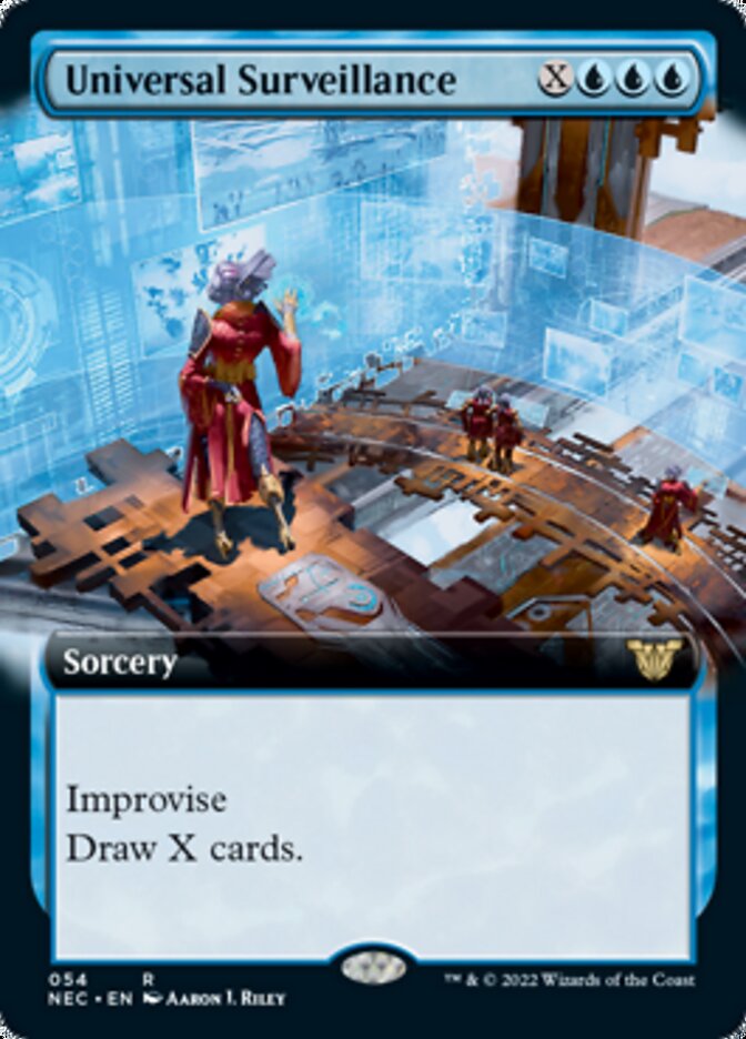 Universal Surveillance (Extended Art) [Kamigawa: Neon Dynasty Commander] | Gear Gaming Bentonville