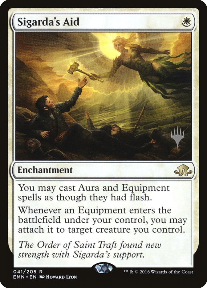 Sigarda's Aid (Promo Pack) [Eldritch Moon Promos] | Gear Gaming Bentonville