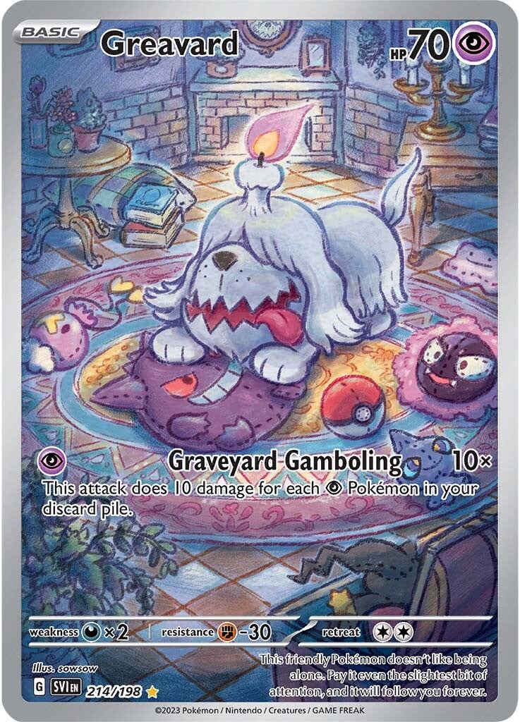 Greavard (214/198) [Scarlet & Violet: Base Set] | Gear Gaming Bentonville