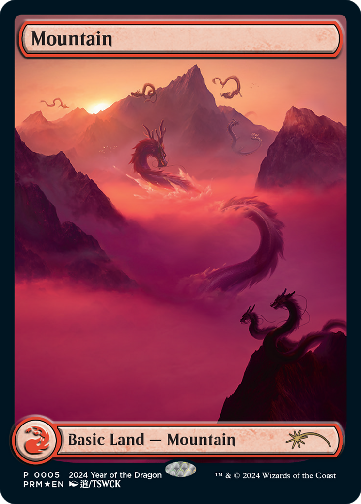Mountain (Year of the Dragon 2024) [Standard Showdown Promos] | Gear Gaming Bentonville