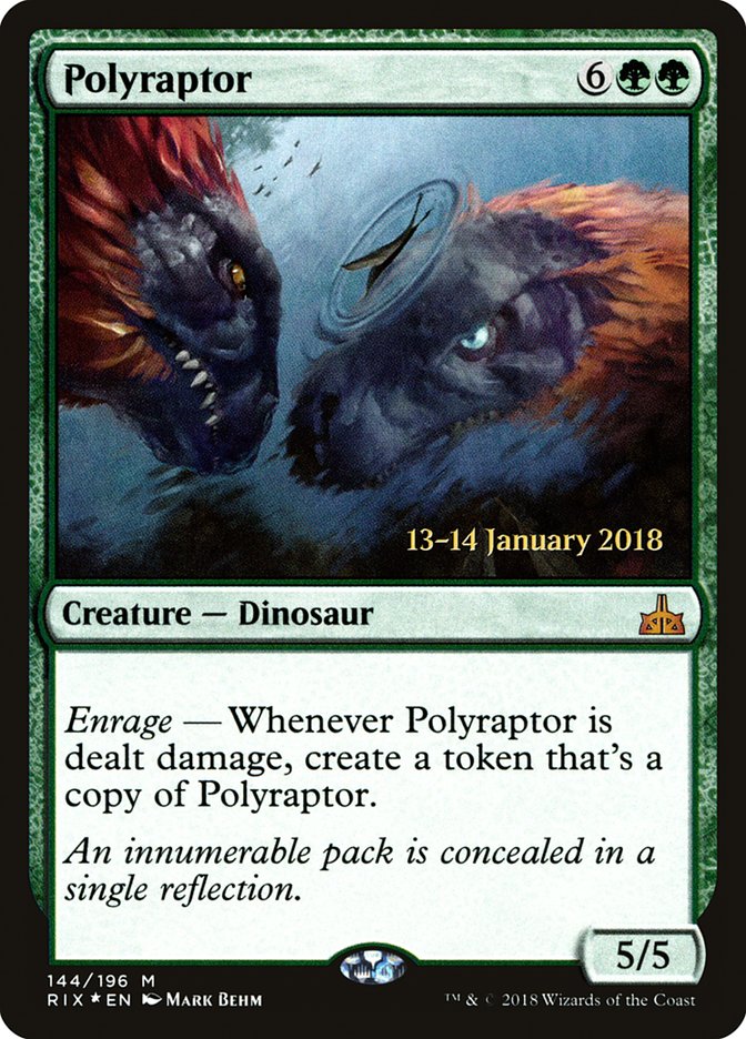 Polyraptor [Rivals of Ixalan Prerelease Promos] | Gear Gaming Bentonville