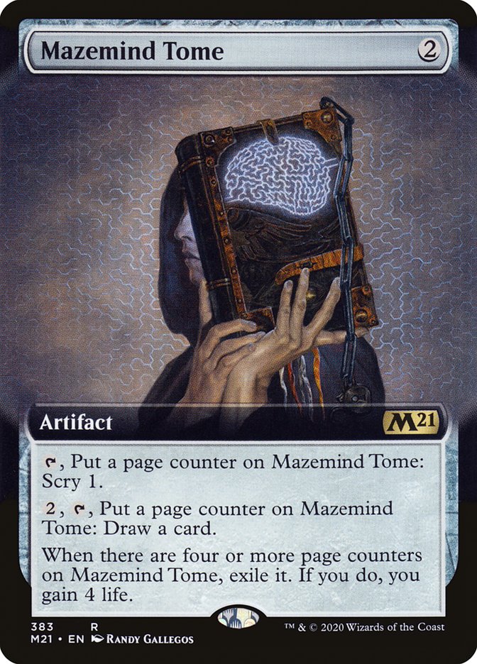 Mazemind Tome (Extended Art) [Core Set 2021] | Gear Gaming Bentonville