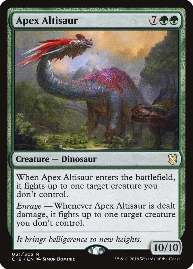 Apex Altisaur [Commander 2019] | Gear Gaming Bentonville