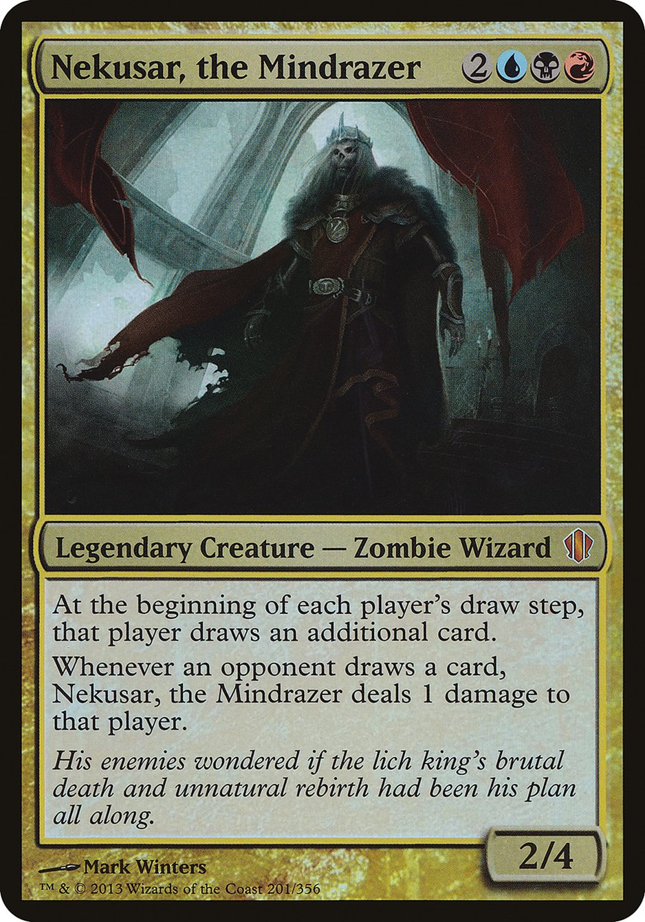 Nekusar, the Mindrazer (Oversized) [Commander 2013 Oversized] | Gear Gaming Bentonville