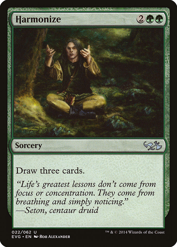 Harmonize (Elves vs. Goblins) [Duel Decks Anthology] | Gear Gaming Bentonville