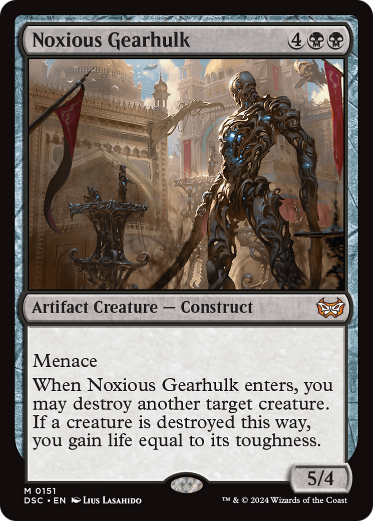 Noxious Gearhulk [Duskmourn: House of Horror Commander] | Gear Gaming Bentonville