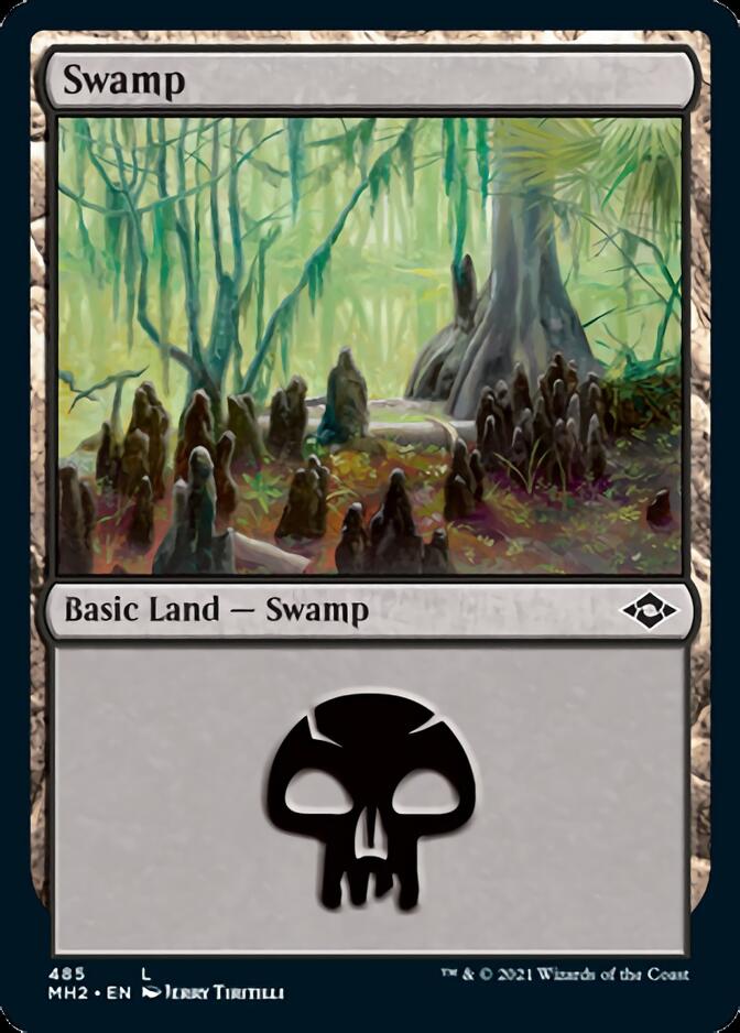 Swamp (485) (Foil Etched) [Modern Horizons 2] | Gear Gaming Bentonville